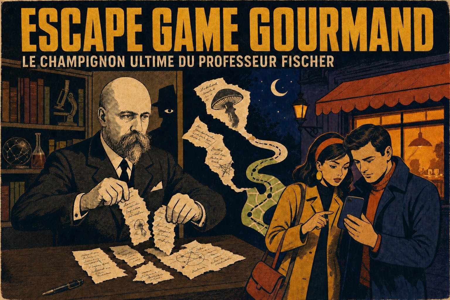 Escape game gourmand autour du dernier secret du professeur Fischer
